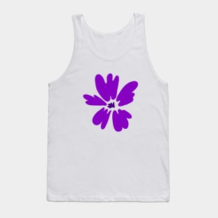 Purple floral Tank Top